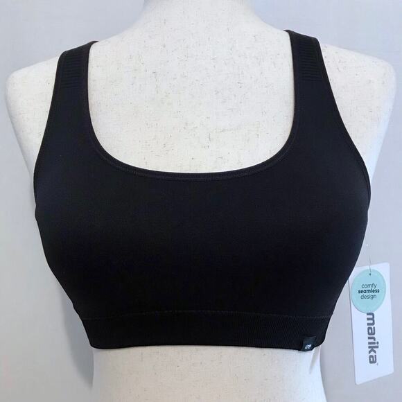 Marika NWT Black Sports Bra Women XS - Picture 2 of 10